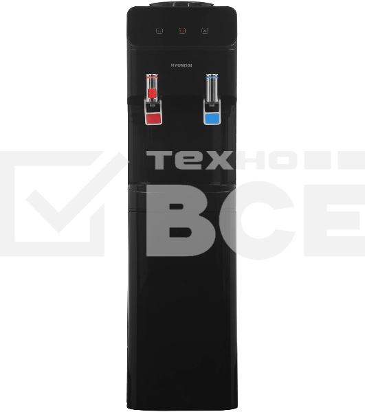 Кулер Hyundai H-WD4240E напольный электронный черный