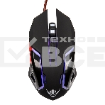 Мышь проводная Nakatomi MOG-20U черный, 2400 dpi, USB, кнопки - 6, фото3