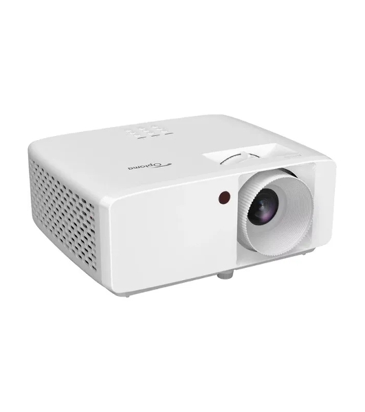 Лазерный проектор Optoma HZ146X-W DLP FullHD(1920x1080),3800 ANSI lm;2000000:1;Zoom 1,1x;TR 1.48-1.62:1;HDMI x2; AudioOUT x1 3.5мм; USB-A power 1.5A ; RS232; 15W mono; 34dB; 3kg белый (E9PD7KK01EZ1E)