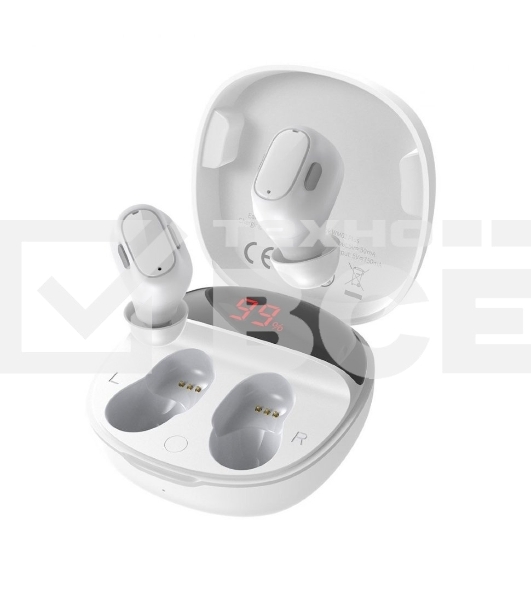 Наушники Baseus NGWM01P-02 Encok True Wireless Earphones WM01 Plus White