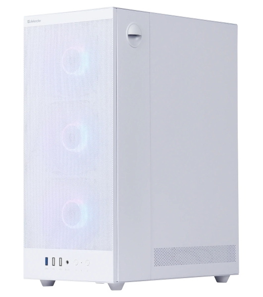 Компьютерный корпус Defender RaptorX белый,ATX,4fans,switch&M/BSync