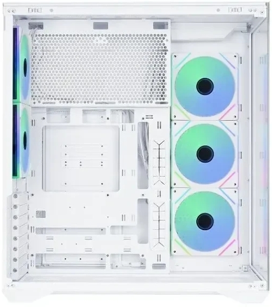 Корпус ATX Eurocase M4801 white, без БП, закаленное стекло 2 стороны