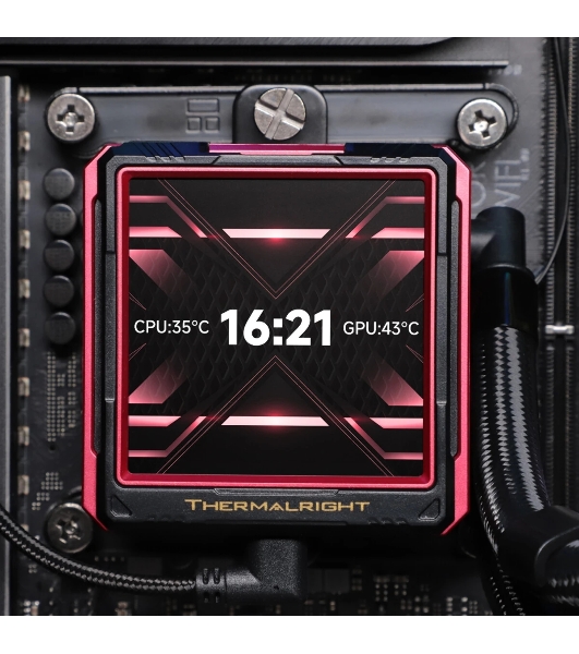 Водяное охлаждение для процессора Water Cooling System Thermalright Frozen Warframe 360 Ultra черный Argb (360мм, черный, ARGb/Fans: 3x120мм, 70.84CFM, 22.1dBA, 2000RPM/Pump height 60мм, 23dBA, 3000RPM, Rad thickness 27mm/S: 1200, 1700, 1851, 2011, 2066, 115X, AM5, AM4)