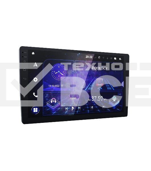 Автомагнитола Prology MPA-235 DSP, 2 DIN, 10.1', Android 10, Bluetooth, USB Type-A, AUX, GPS
