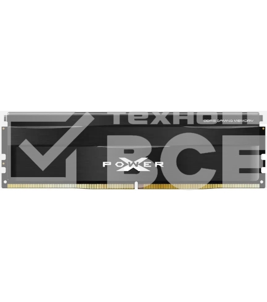 Оперативная память Silicon Power Xpower Zenith, DDR5, 32GB (1x32 GB), 5600 MHz, CL40, DIMM, радиатор, чёрный, ECC