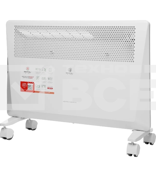 Конвектор Royal Clima Astoria Elettronico REC-AT1500E белый, 1500 Вт, 20 м2, термостат, дисплей