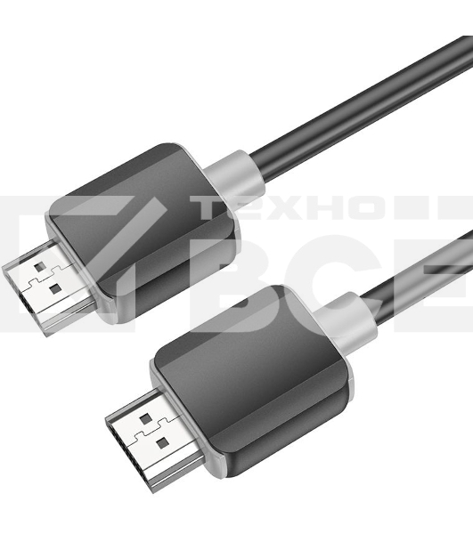 Кабель Hoco US08 ver2.0 HDMI (m) HDMI (m) 2м черный (пакет)