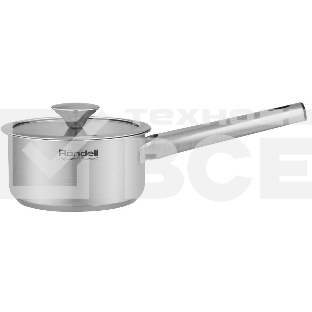 Ковш Rondell Modern RDS-1745, 0.9л, с крышкой, стальной