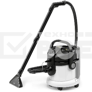 Пылесос моющий Karcher SE 4 *EU [1.081-150.0] белый/черный, 1000 Вт, уборка влажная/сухая, пылесборник контейнер/мешок, 4 л