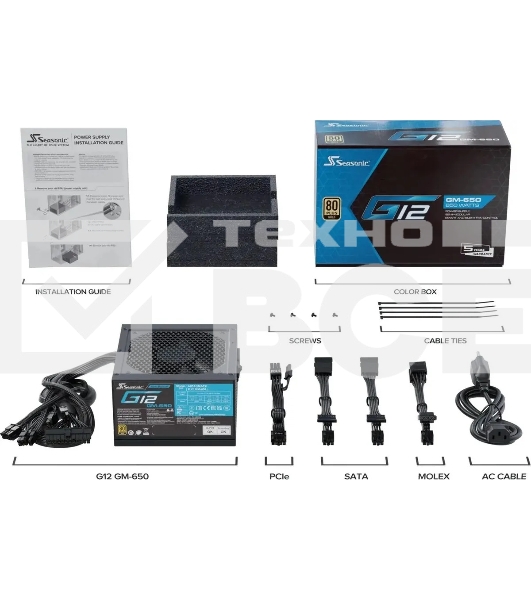 Блок питания SEASONIC FOCUS GM-650 SSR-650FM