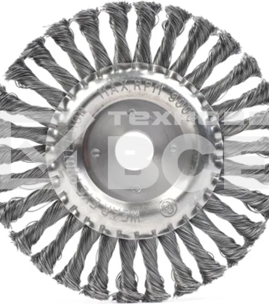 Щетка дисковая Patriot 813010013 d=180мм d(посад.)=22.23мм (угловые шлифмашины) (упак.:1шт)