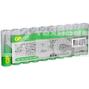 Батарея GP Super Alkaline 15AA21-2CRSWC10 AA (10шт) спайка