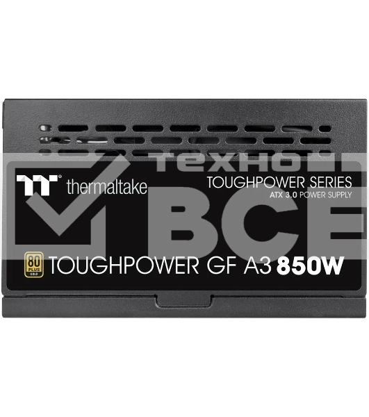 Блок питания Thermaltake Toughpower GF A3 PS-TPD-0850FNFAGE-H, 850Вт, 80 PLUS Gold, 120мм, модульный, черный
