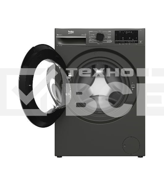 Стиральная машина Beko B3WFR56H2A черный, загрузка фронтальная 6,5 кг, 1200 об/мин., класс: А