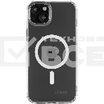 Чехол (клип-кейс) uBear для Apple iPhone 15 Plus Real Mag Case with MagSafe прозрачный (CS254TT67RL-I23M), фото 1