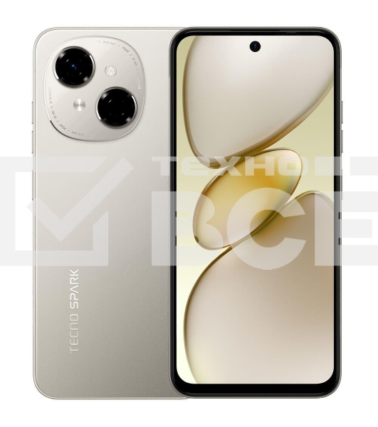 Смартфон Tecno SPARK Go 1 KL4 64+4, золотистый титановый