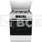 Плита комбинированная Gorenje GKS6C71WF белый, конфорок 4 газовых, духовка 71 л, 60 см x 85 см x 60 см, фото 1