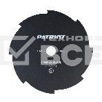 Нож PATRIOT TBS-8, D=230*25,4мм, толщина 1,6 мм 8 - зубый, фото 1