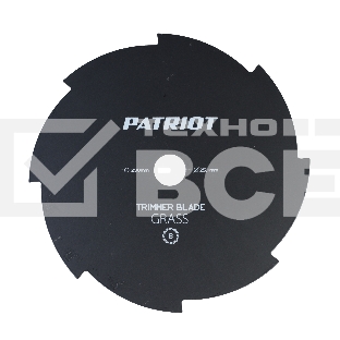 Нож PATRIOT TBS-8, D=230*25,4мм, толщина 1,6 мм 8 - зубый