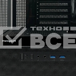 Компьютерный корпус HSPD F710, Panoramic Mid Tower, черный, TG, 0.5 SPCC, 3x120мм ARGb E-ATX, ATX, mATX, mITX 185/395/270мм 2x2.5