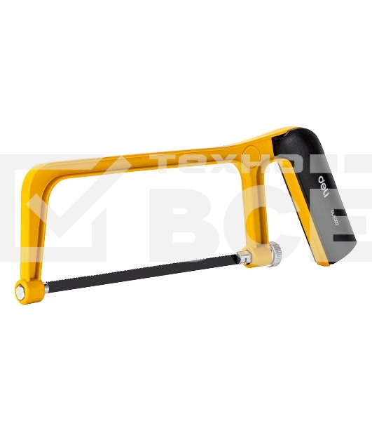 Ножовка по металлу Deli DL6007 150мм Рама из алюминиевого сплава. Сталь 65 Mn.