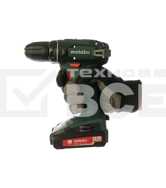 Дрель-шуруповерт Metabo BS 18 602207550, Аккумуляторный, 18В, 2 АКБ