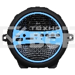 Колонка портативная Hyundai H-PAC220 черный/голубой 10W 1.0 BT/3.5Jack/USB, фото14