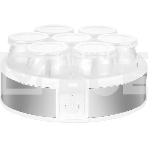 Йогуртница Kitfort КТ-6405 20Вт 7б. 180 мл упр.:механич. серебристый/белый, фото2