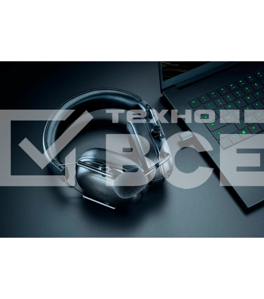 Гарнитура Razer BlackShark V3 X HyperSpeed чёрный, беспроводная + проводная, радиоканал, до 70 ч