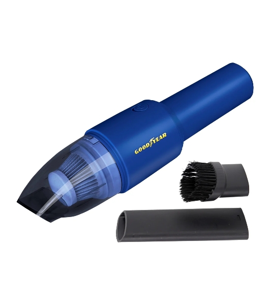 Пылесос автомобильный GOODYEAR GY-VC-03 синий, 55 Вт, уборка сухая, пылесборник контейнер 0.65 л