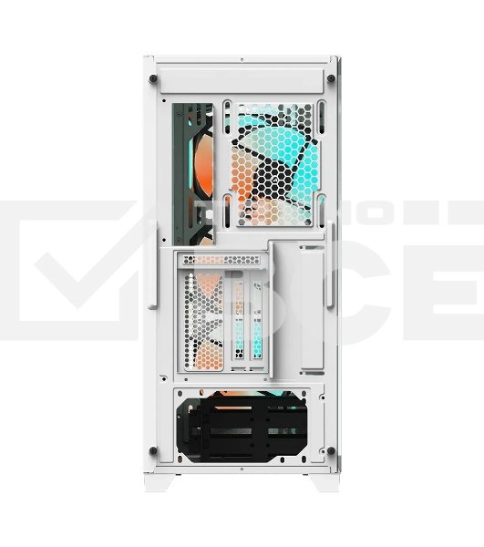 Корпус Gigabyte C301 Glass White MidTower, ATX, USB-C x1, USB3.0 x2, Audio I/O, GPU:400mm, Black, TG