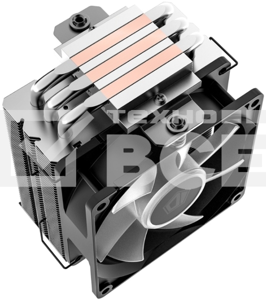 Кулер для процессора ID-COOLING SE-903-XT FRGB черный 92мм алюминий+медь 2200rpm 26db 4-pin 130W 123мм