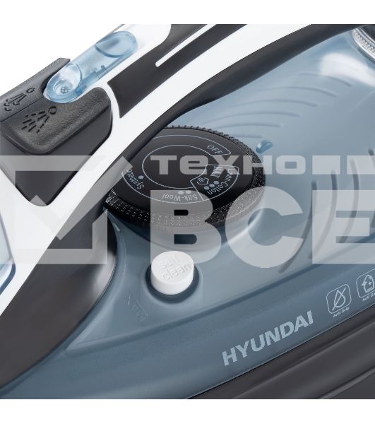 Утюг Hyundai H-SI01573 2600Вт черный/синий