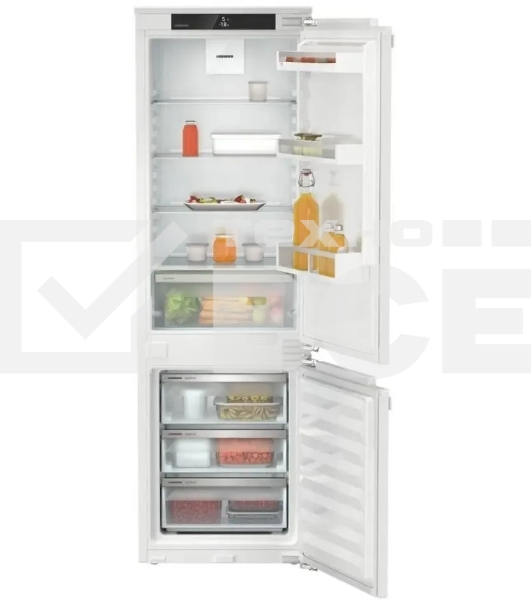 Встраиваемый холодильник Liebherr ICf 5103 белый двухкамерный 190/83 л морозилка снизу, капельная система