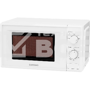 Микроволновая печь SunWind SUN-MW051 белый, 20 л, 700 Вт, переключатели - поворотный механизм