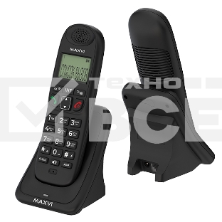 Радиотелефон Dect Maxvi AM-01 черный