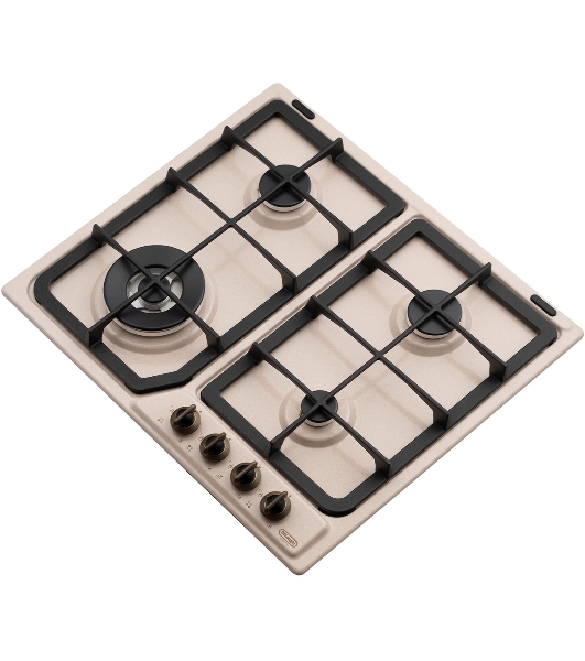 Газовая варочная панель DeLonghi OWF 46 PRO RUS независимая, бежевый