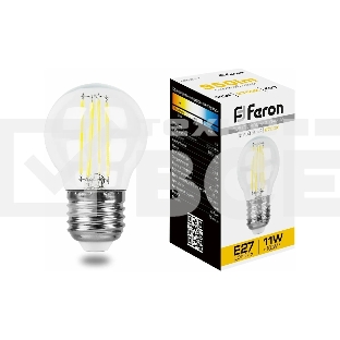 Лампа светодиодная FERON LB-511 (38015) 11W 230V E27 2700K прозрачная