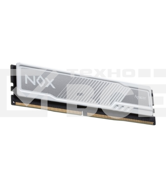 Оперативная память Apacer Nox, DDR4, 8GB (1x8 GB), 3200 MHz, CL16, радиатор, белый