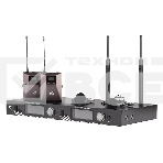 Радиосистема ITC T-521UL UHF двухканальная с двумя петличными микрофонами, LCD дисплей, True Diversity, частотный диапазон 470-510 MHz., фото 1
