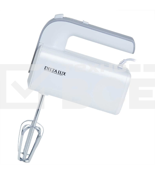Миксер DELTA LUX DE-7702 белый с серым