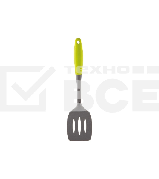 Лопатка MALLONY с отверстиями из нейлона с цветной ручкой из TPR, серия Novita