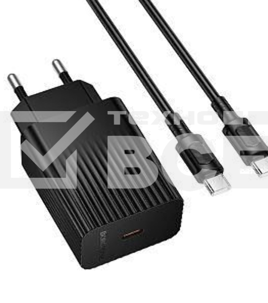 Сетевое зарядное устройство BOROFONE (6941991122736) BAS73Aaa 1Type-C 3.0A PD20W для Type-C Type-C черный