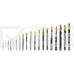 Набор сверл по металлу Denzel 1-10 мм, HSS-Tin, Golden Tip, 19 шт, фото8