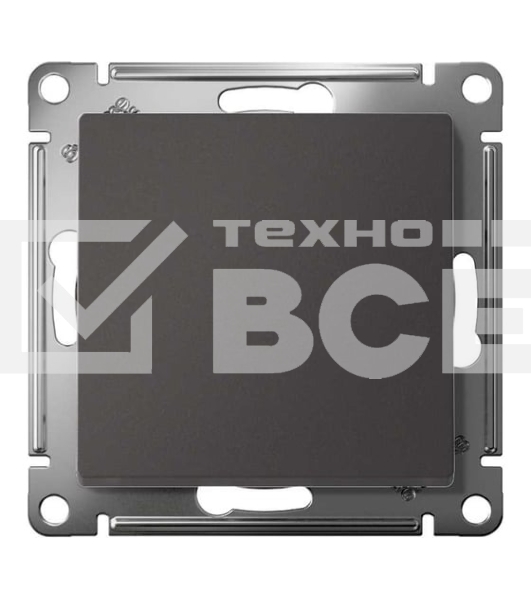 Выключатель 1-кл. AtlasDesign сх.1 10АХ механизм базальт SE