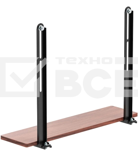 Подставка для аксессуаров Ultramounts UM313B черный/орех макс.10кг настенный