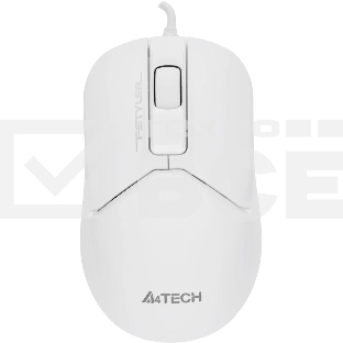 Мышь проводная A4Tech Fstyler FM12S белый, 1200 dpi, USB, кнопки - 3