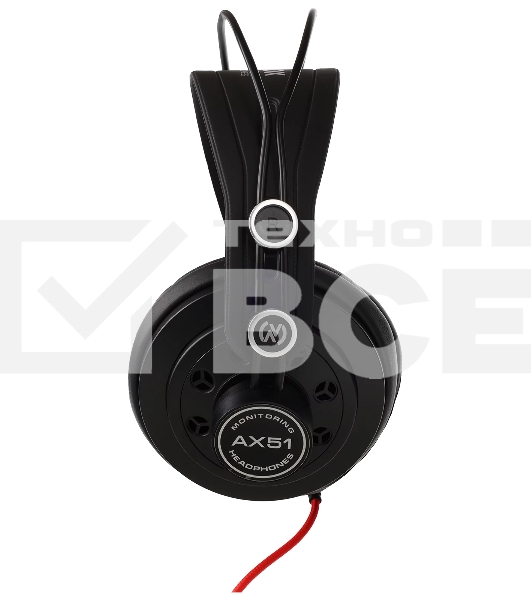 Проводные наушники Axelvox AX51 черный, полноформатные