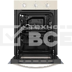 Шкаф духовой электрический Maunfeld EOEC516BG, встраиваемый, 51л, дверца с 2 стеклами, бежевый, фото14