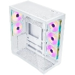 Корпус ATX Eurocase M4801 white, без БП, закаленное стекло 2 стороны, фото 1